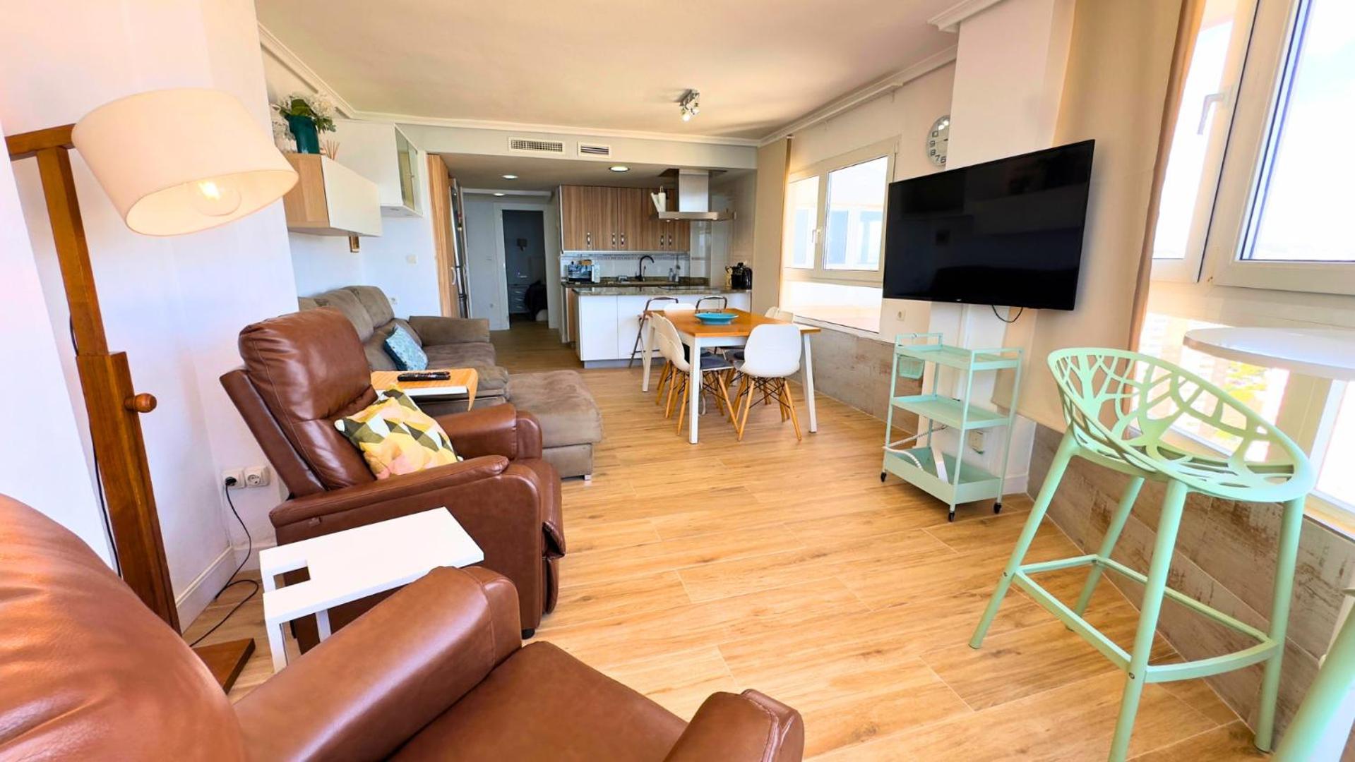 Apartmán Atico A 50M Del Mar. Parking Gratis. A/C El Campello Exteriér fotografie